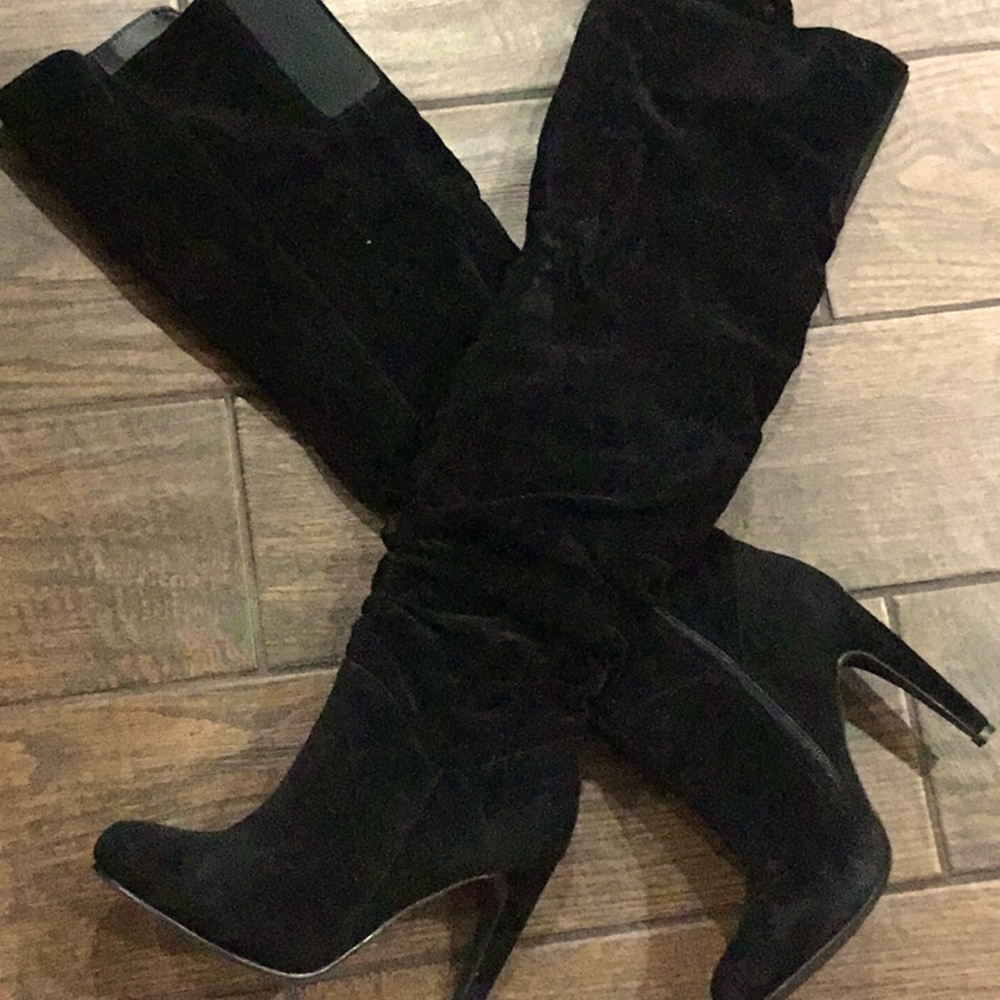 High knee boots